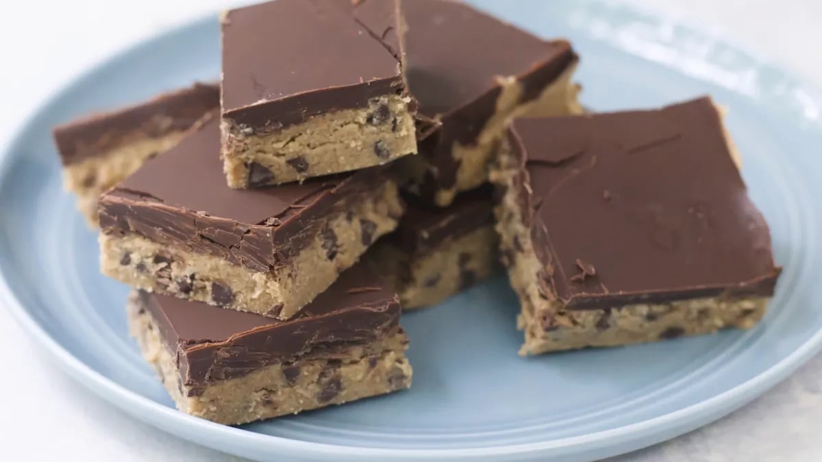 No-Bake Chocolate Chip Cookie Dough Bars