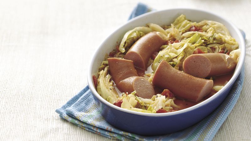Smoked Sausage and Cabbage Supper