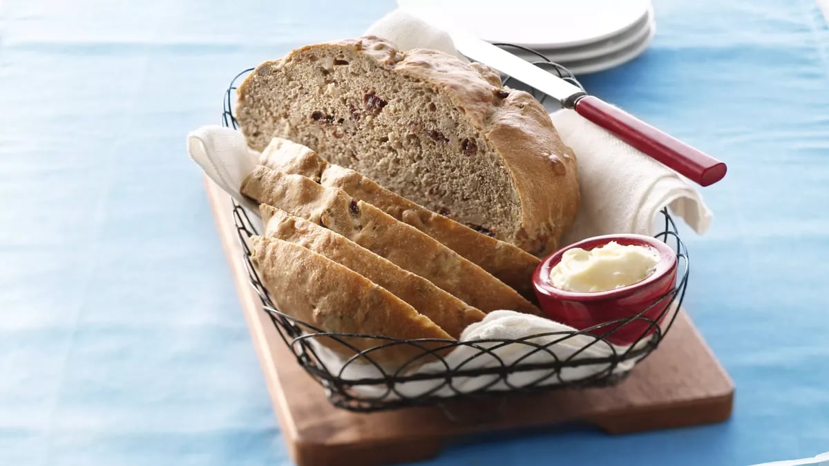 Dried Cherry and Walnut Bread