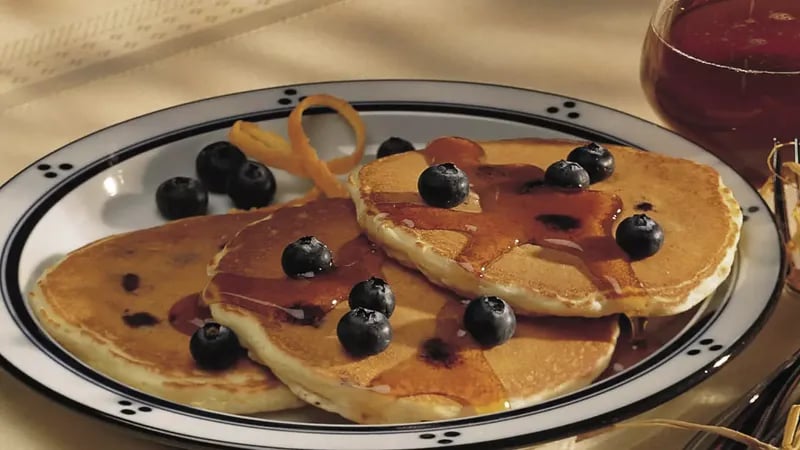 Easy Blueberry Pancakes