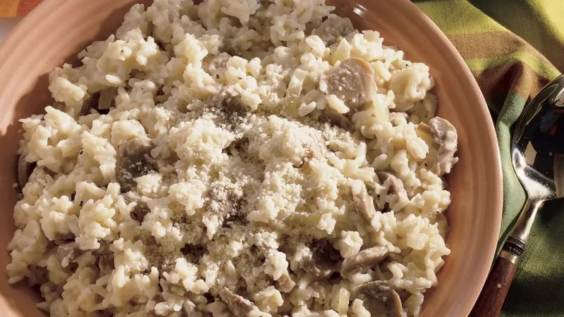 Quick Mushroom Risotto