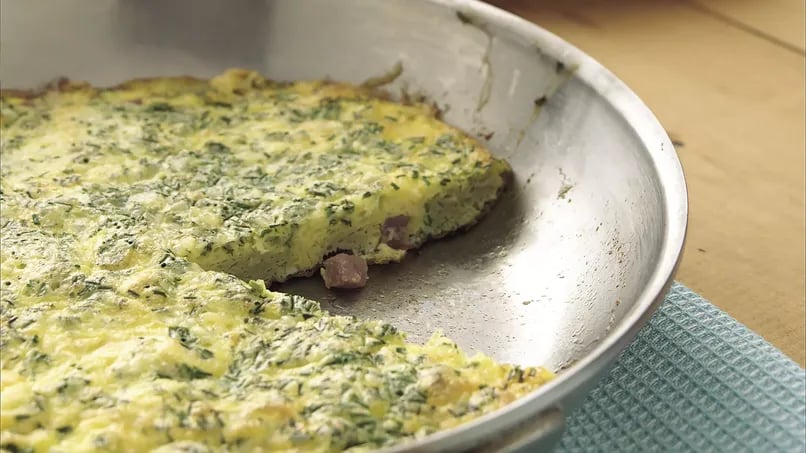 Herbed Ham Frittata