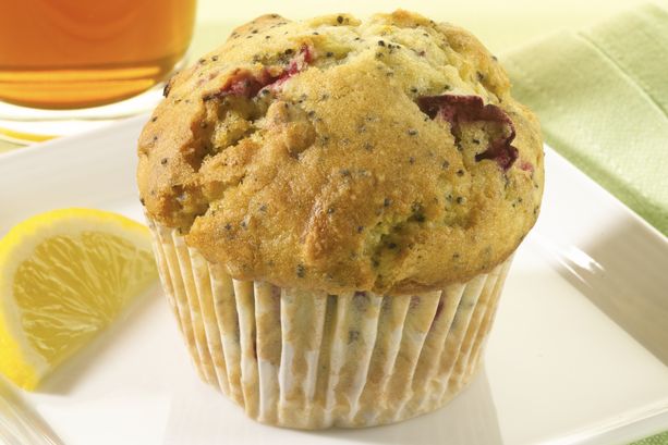 Cranberry Walnut Lemon Poppy Seed Muffins