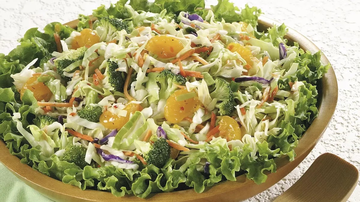 Zesty Vegetable Coleslaw