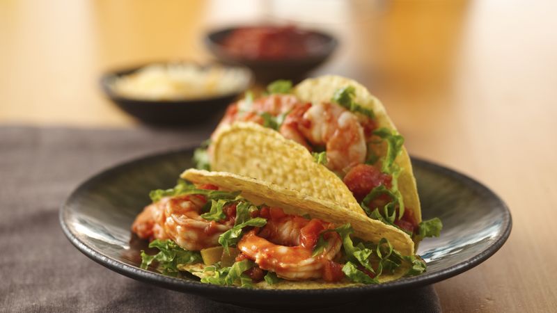 Salsa-Shrimp Tacos