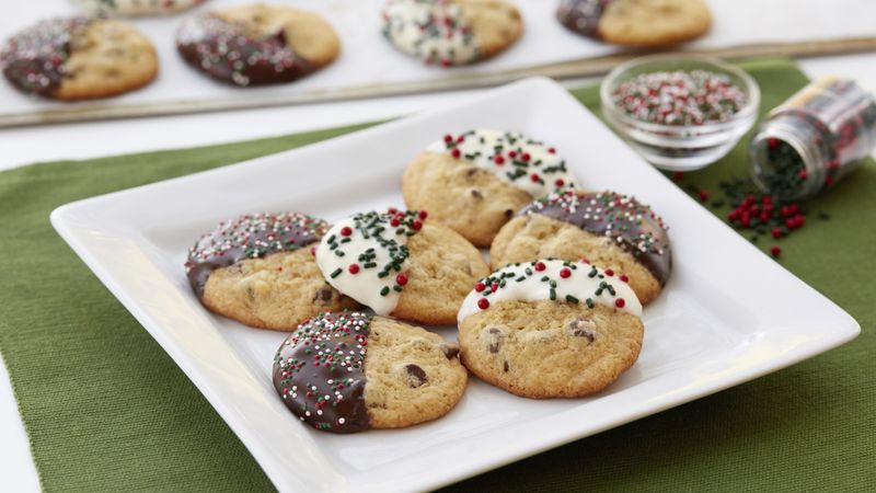 Easy Chocolate Chip Christmas Cookies (Small-Batch Quantity)