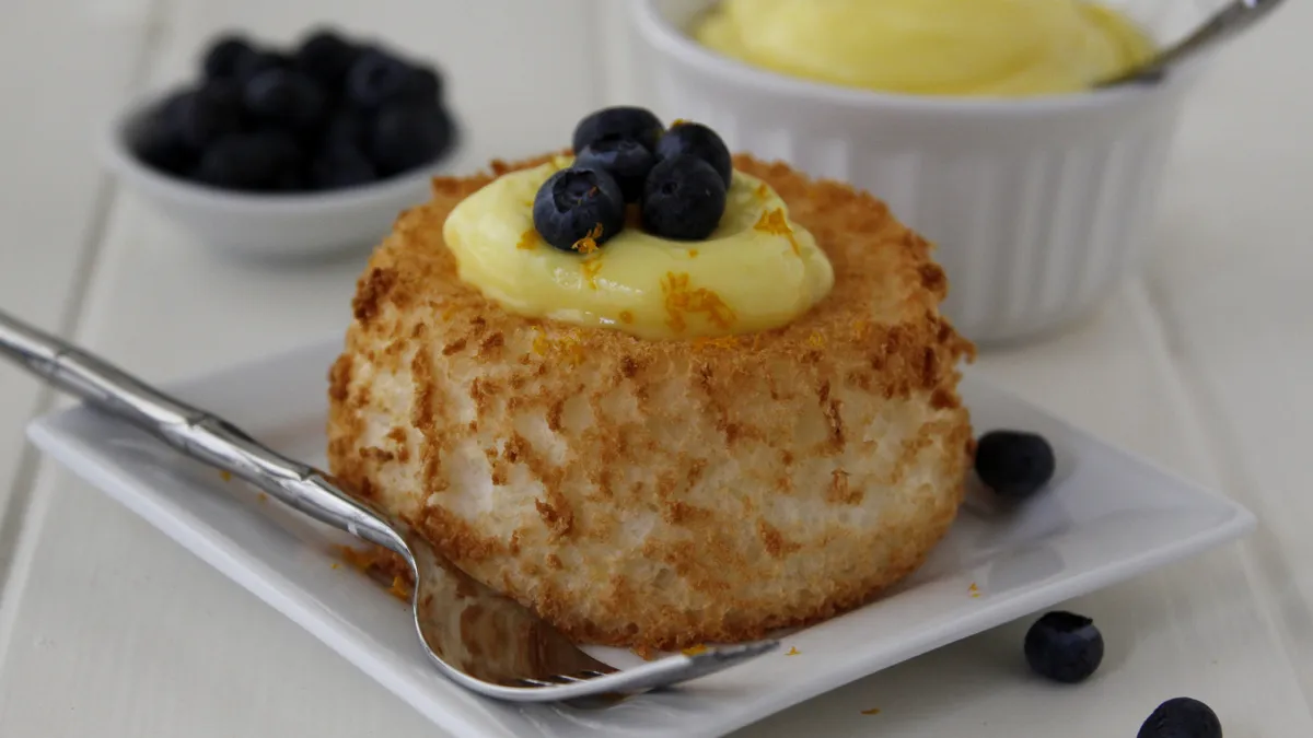 Meyer Lemon Pudding Cakes