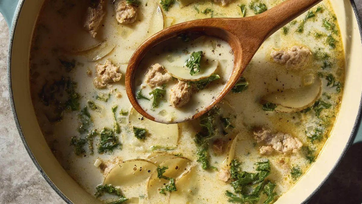 Creamy Sausage and Kale Soup