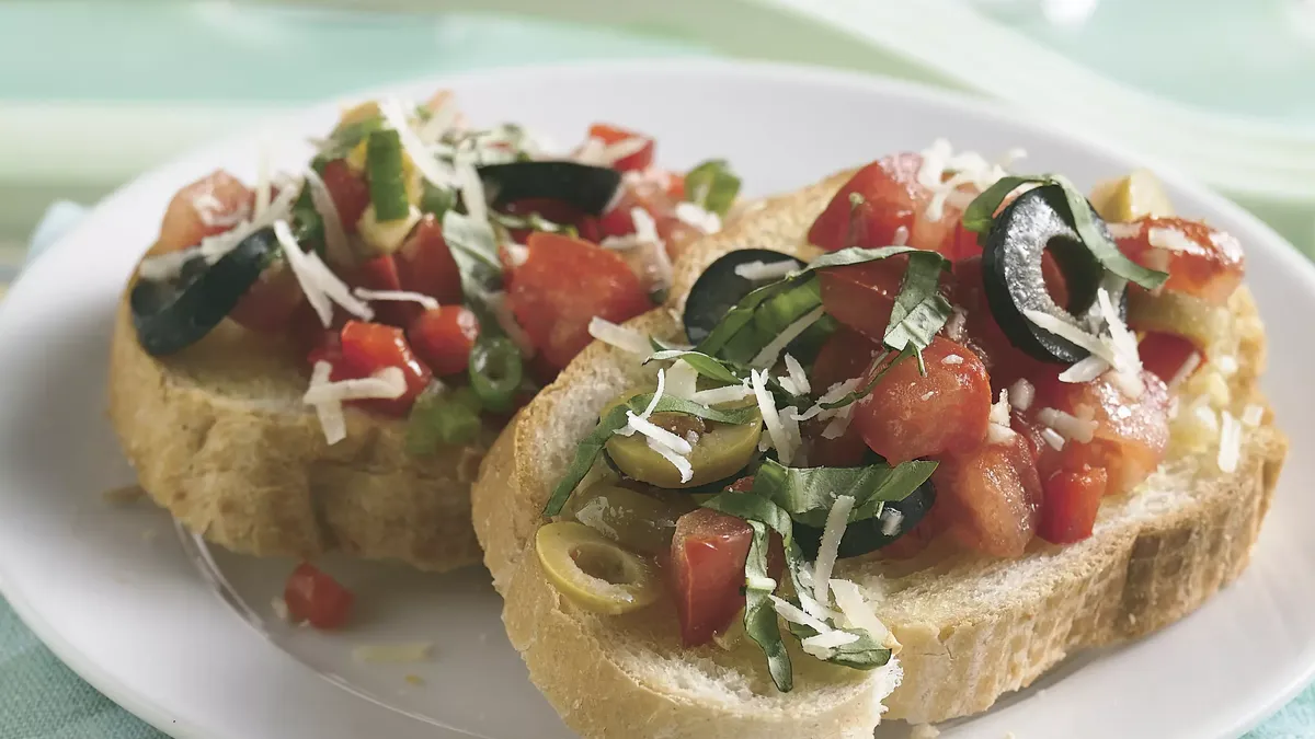 Chopped Salad Bruschetta