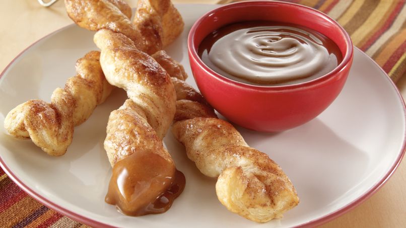 Baked Churros with Dip