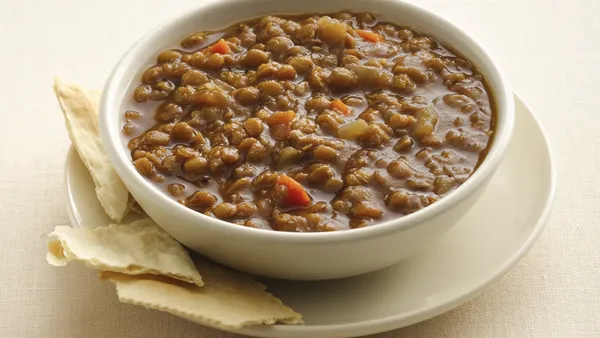 Slow-Cooker Brown Lentil Soup