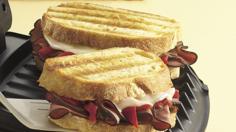 Grilled Beef and Provolone Sandwiches
