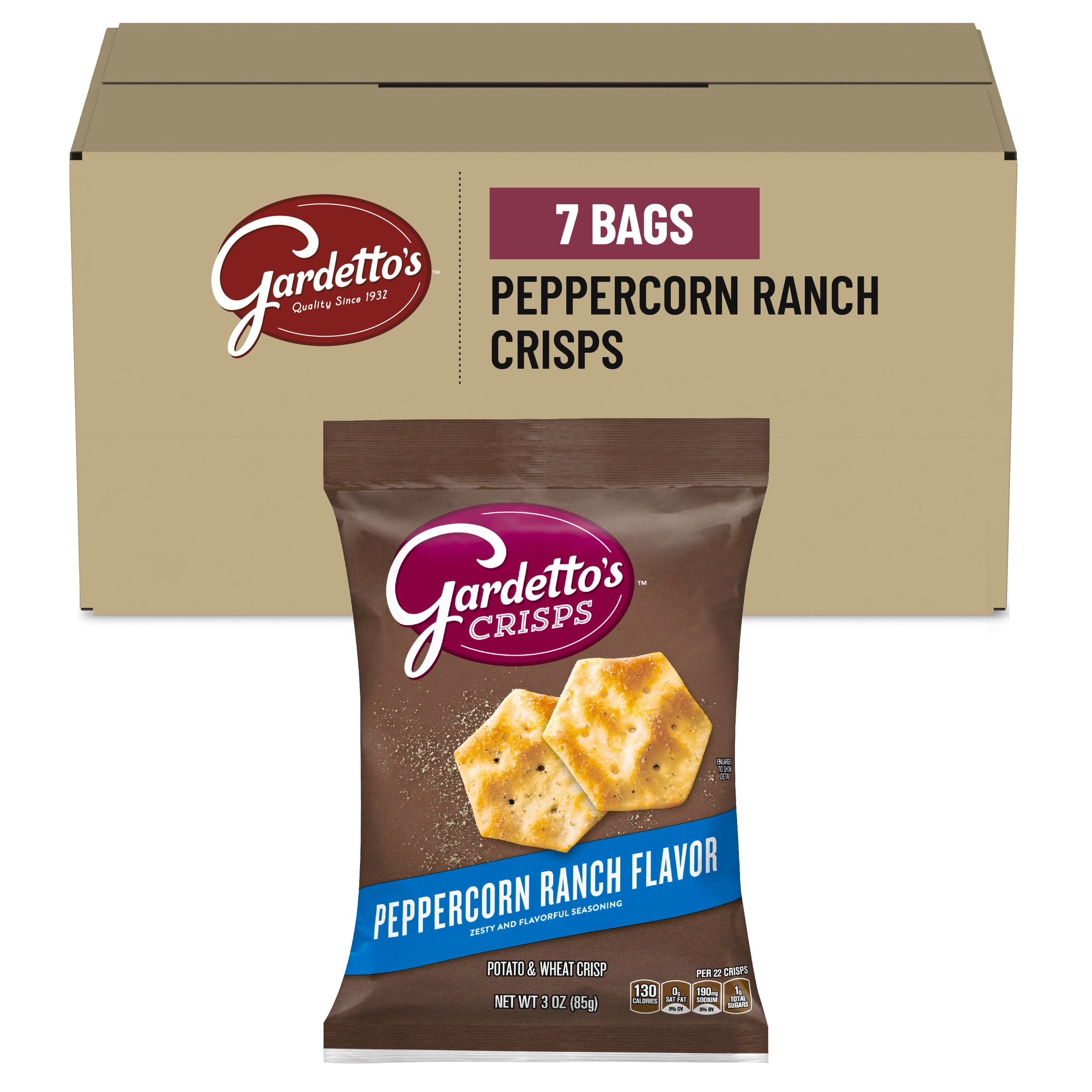 Gardetto's™ Snack Crisps Peppercorn Ranch (7 ct) 3 oz