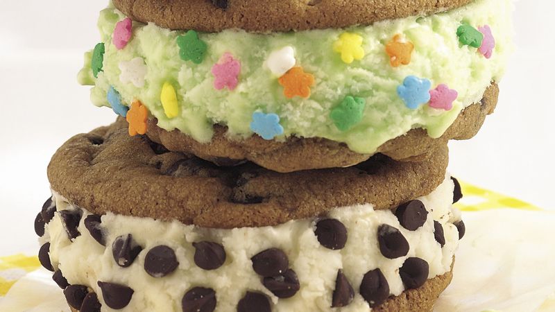 Cookie Ice Cream Sandwiches