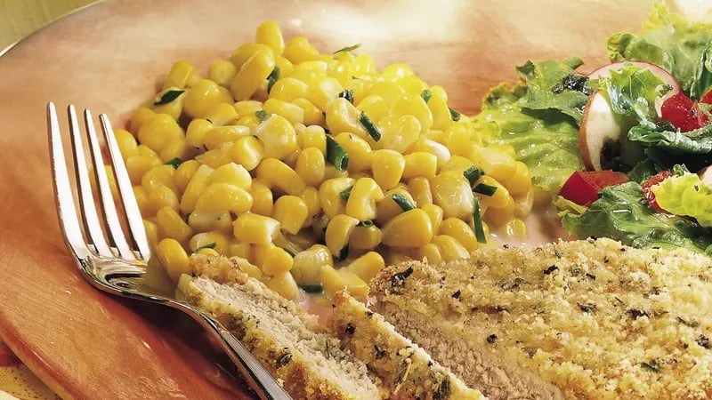 Creamy Corn with Chives