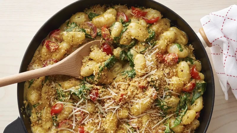 Creamy Tuscan Gnocchi Skillet