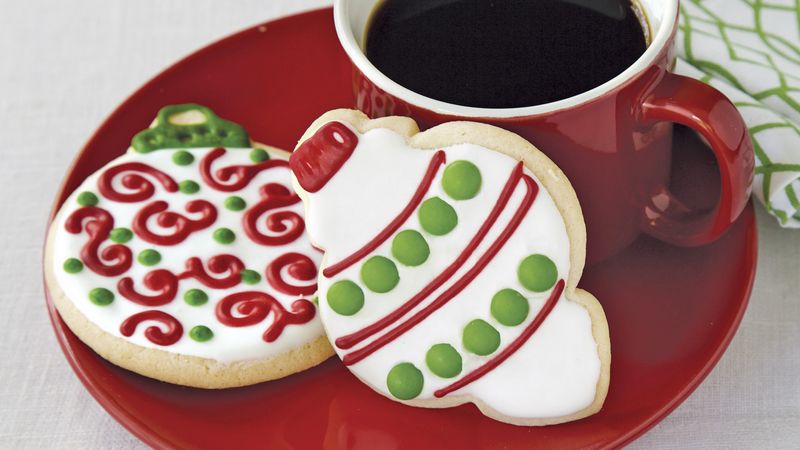 Iced Ornament Sugar Cookies