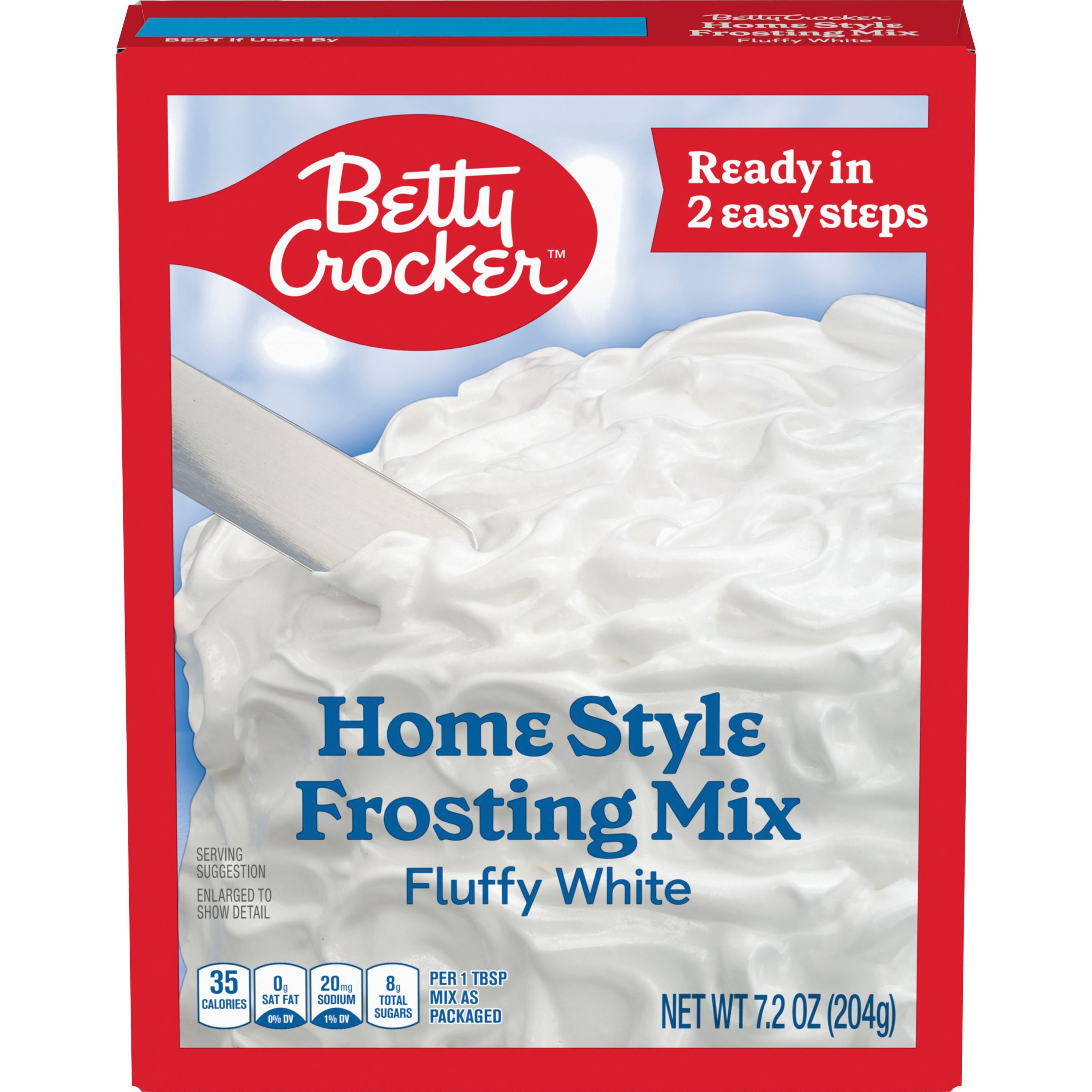 Betty Crocker™ Homestyle Fluffly White Frosting Mix - Front