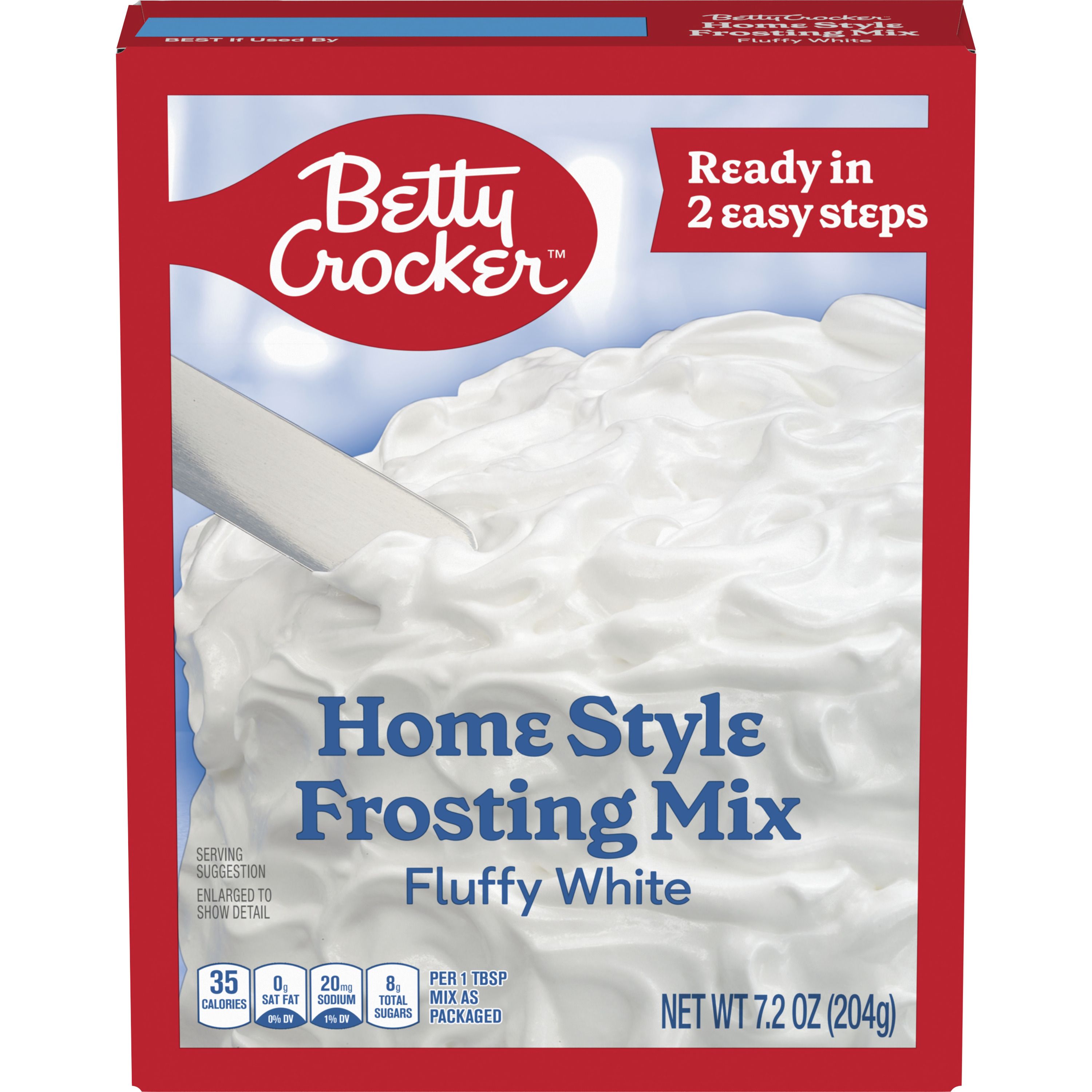 Betty Crocker™ Homestyle Fluffly White Frosting Mix - Front