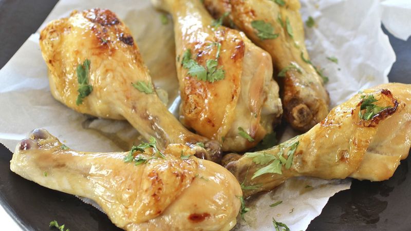 Beer Basted Roasted Chicken with Honey