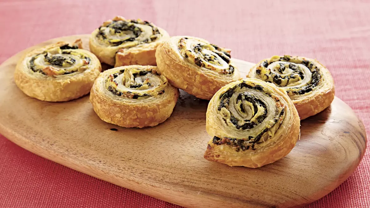 Spinach and Artichokes in Puff Pastry