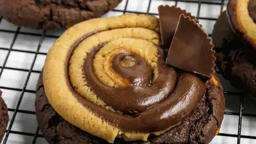 Caramel Peanut Butter Cup Cookies