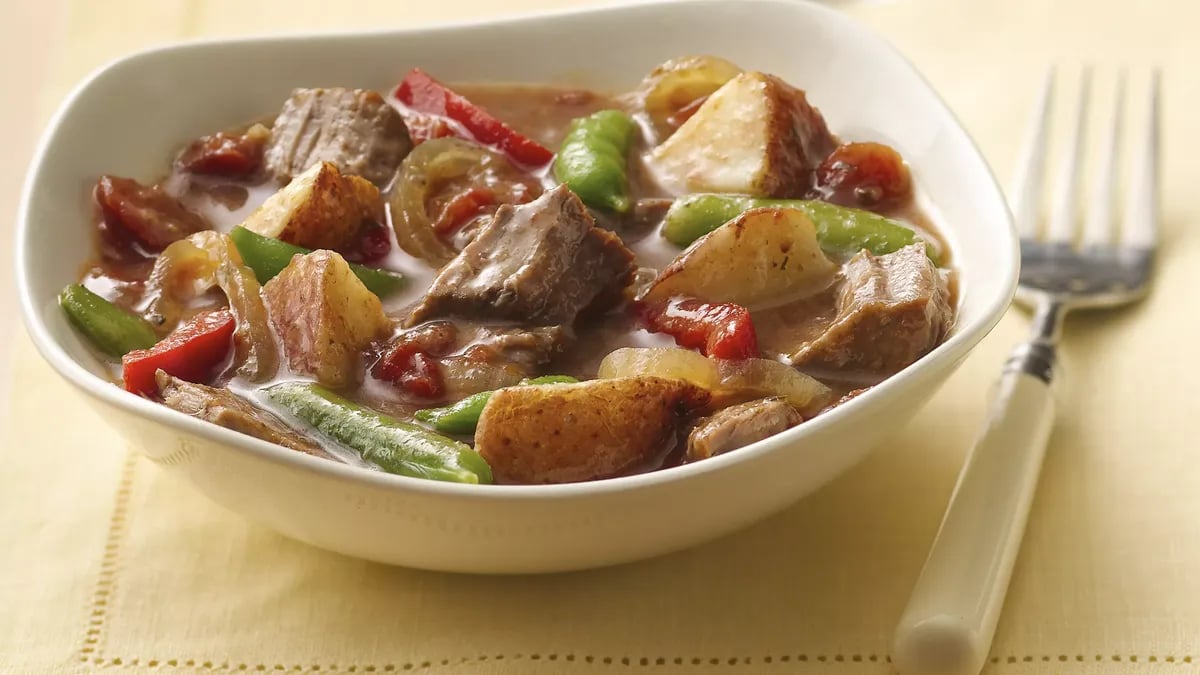 Slow-Cooker Steak and Potatoes Dinner