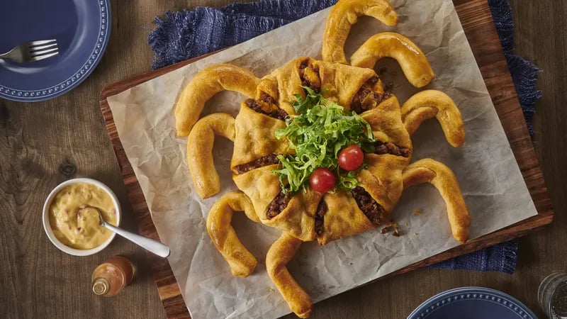 Spider Taco Crescent Ring