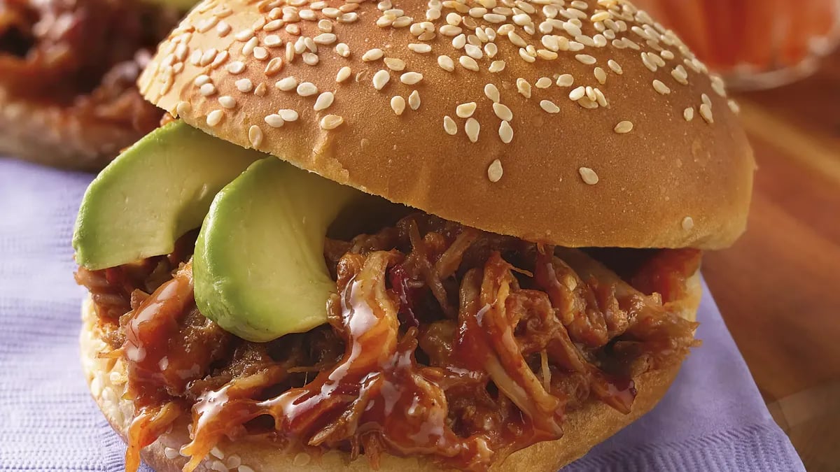 Slow-Cooker Chipotle Pulled-Pork Sandwiches