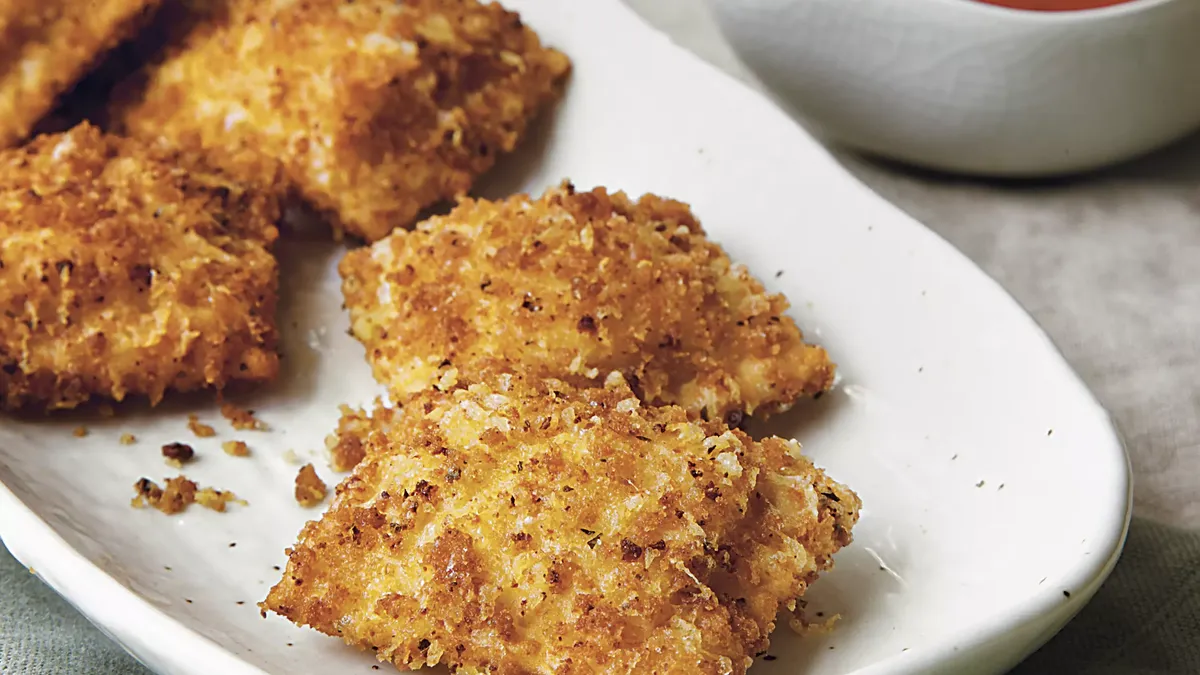 Fried Ravioli with Marinara Sauce