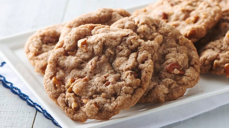 Cinnamon-Toffee Pecan Cookies