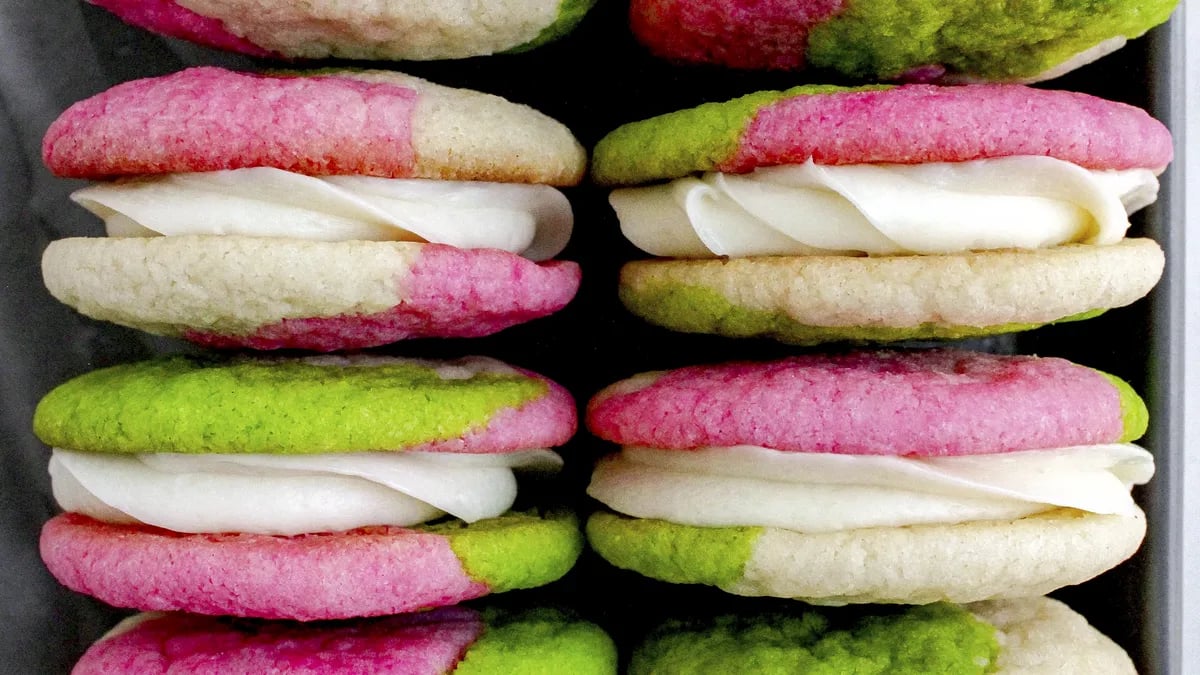 Marbled Sugar Cookie Sandwiches