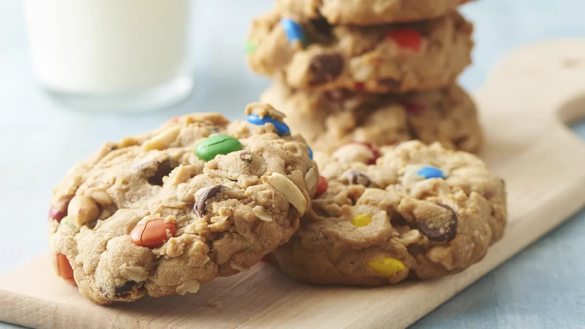 Easy 5-Ingredient Monster Cookies