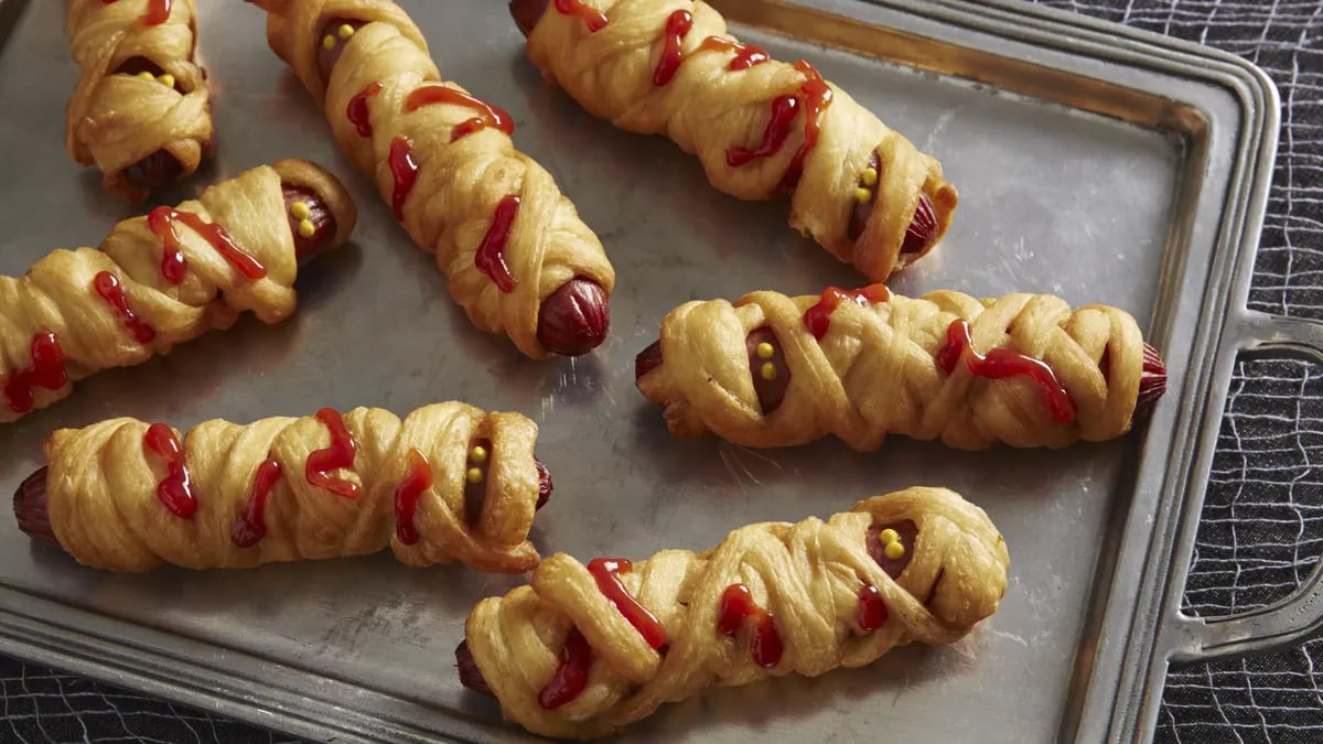 Fried Crescent Mummy Dogs 