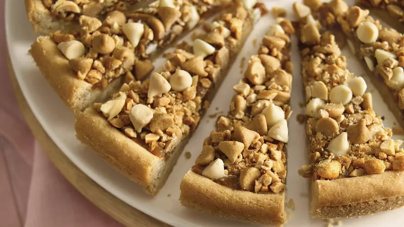 Nutty Caramel Cookie Tart