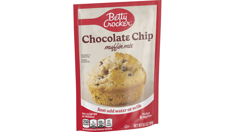 Betty Crocker™ Chocolate Chip Pouch Muffin Mixes 