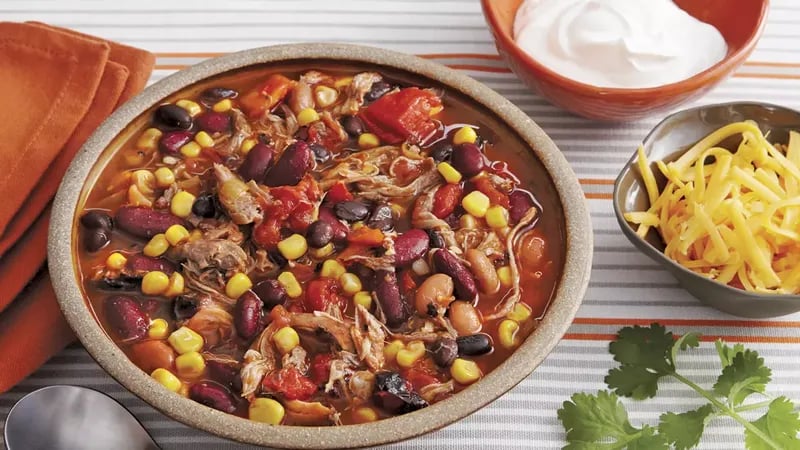 Smoky Pork Taco Soup