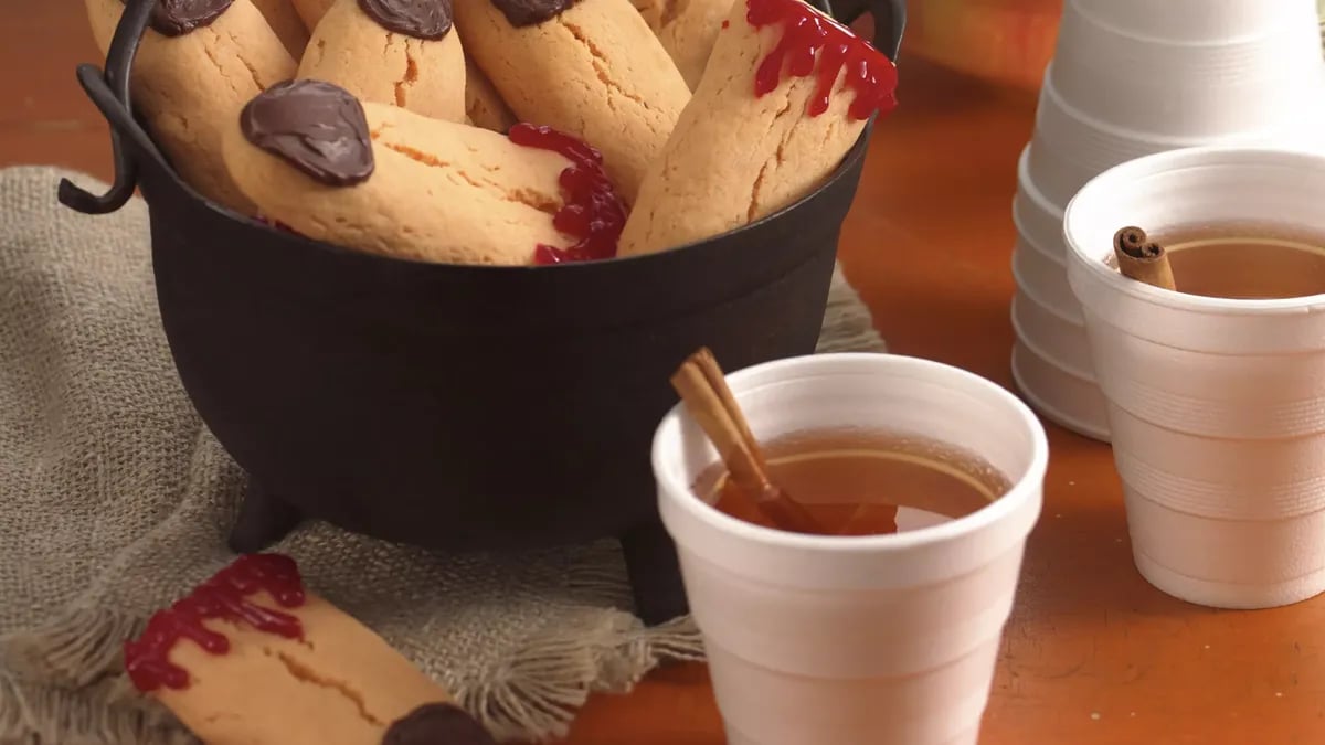 Halloween Finger Cookies