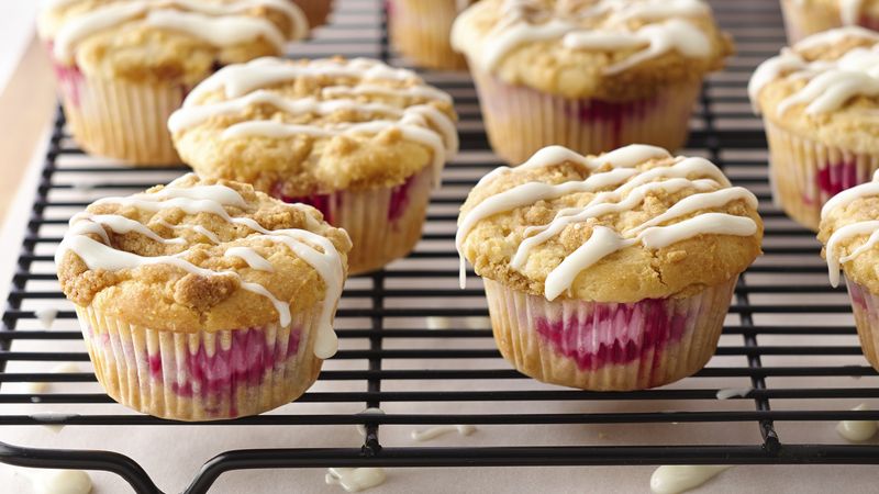 Impossibly Easy Raspberry-Cream Cheese Muffins