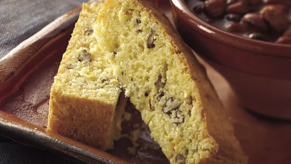 Sweet Corn-Pecan Bread