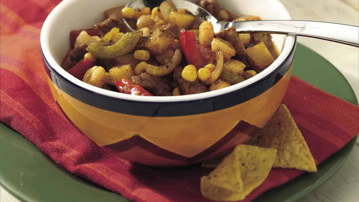 Southwestern Pork and Vegetable Stew