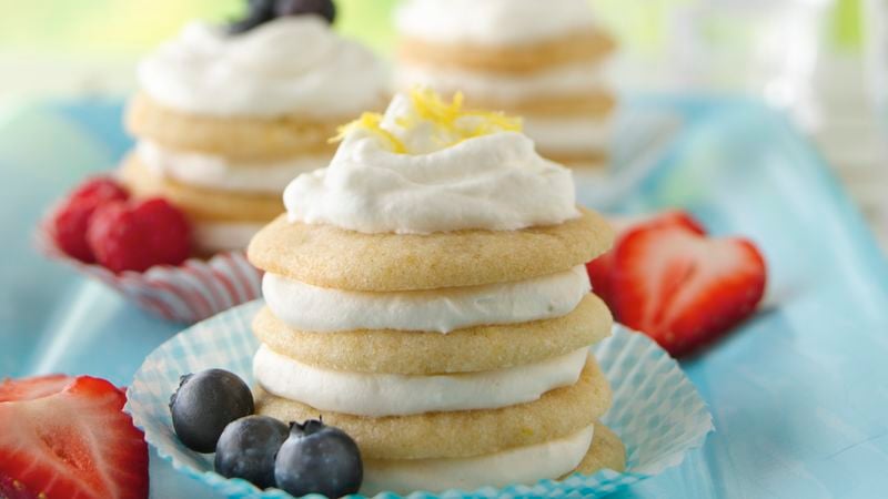 Lemon-Ginger Icebox Cookie Cupcakes