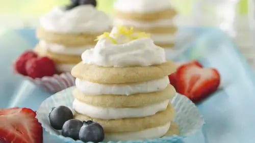 Lemon-Ginger Icebox Cookie Cupcakes