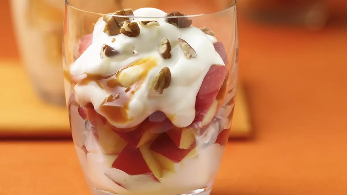 Caramel Apple Yogurt Parfaits