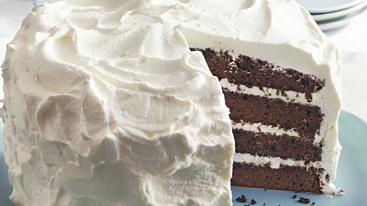 Black-and-White Chocolate Torte