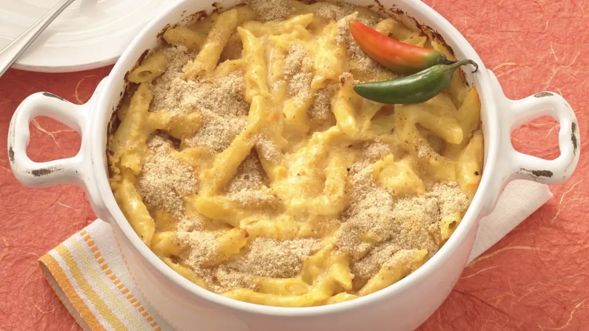 Baked Mexican Macaroni and Cheese