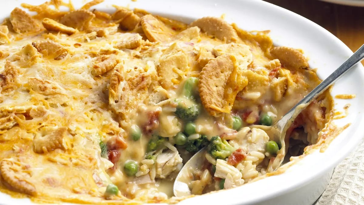 Skinny Creamy Chicken and Rice