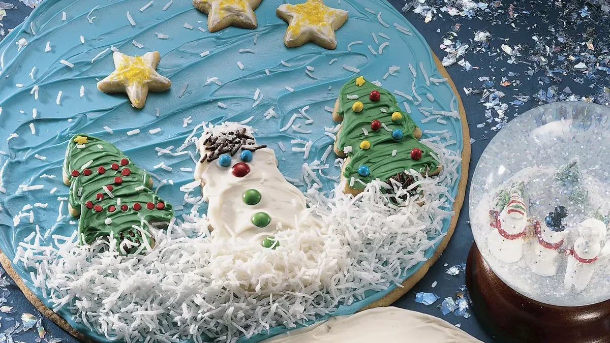 Snow Globe Cookie