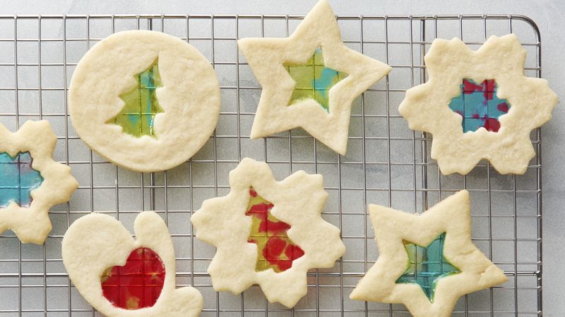 Easy Stained Glass Holiday Cookies