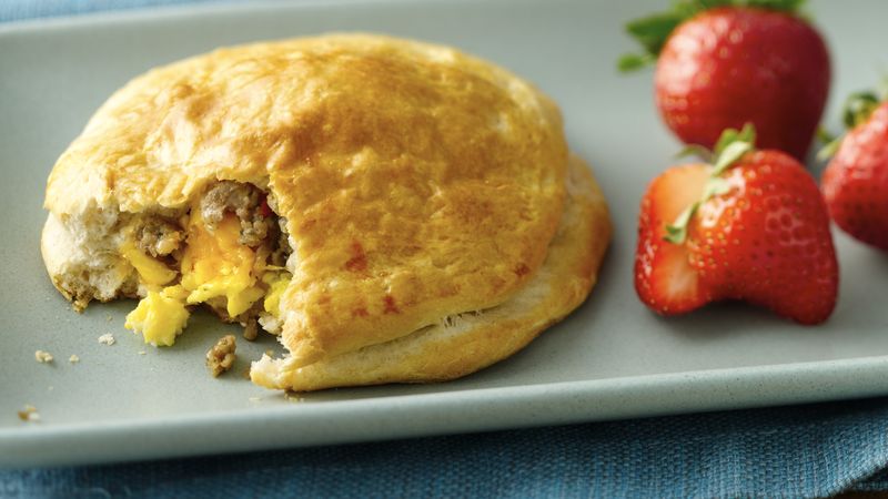 Sausage and Egg Biscuit Pies